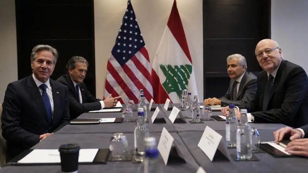 ميقاي بلينكن اجتتماع ميقاي بلينكن اجتتماع