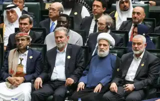 هنية و نعيم قاسم و زياد النخالة والناطق باسم الحوثيين محمد عبد السلام