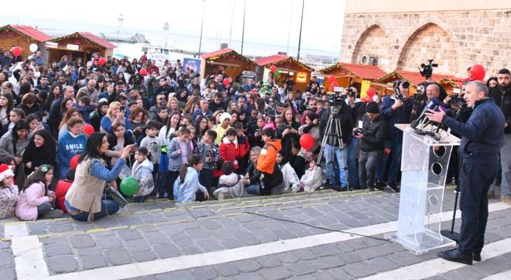 IMG_2382 باسيل خلال افتتاح معرض البترون الميلادي: الهدنة ليست سلامًا