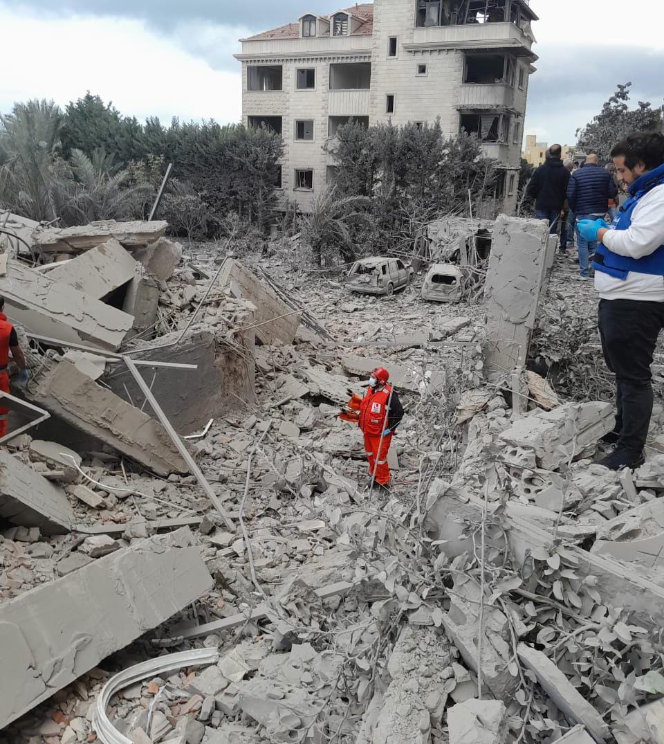 بالصورة – مشهد الدّمار في الغازية والعدو استهدف منطقة راشيا الفخار