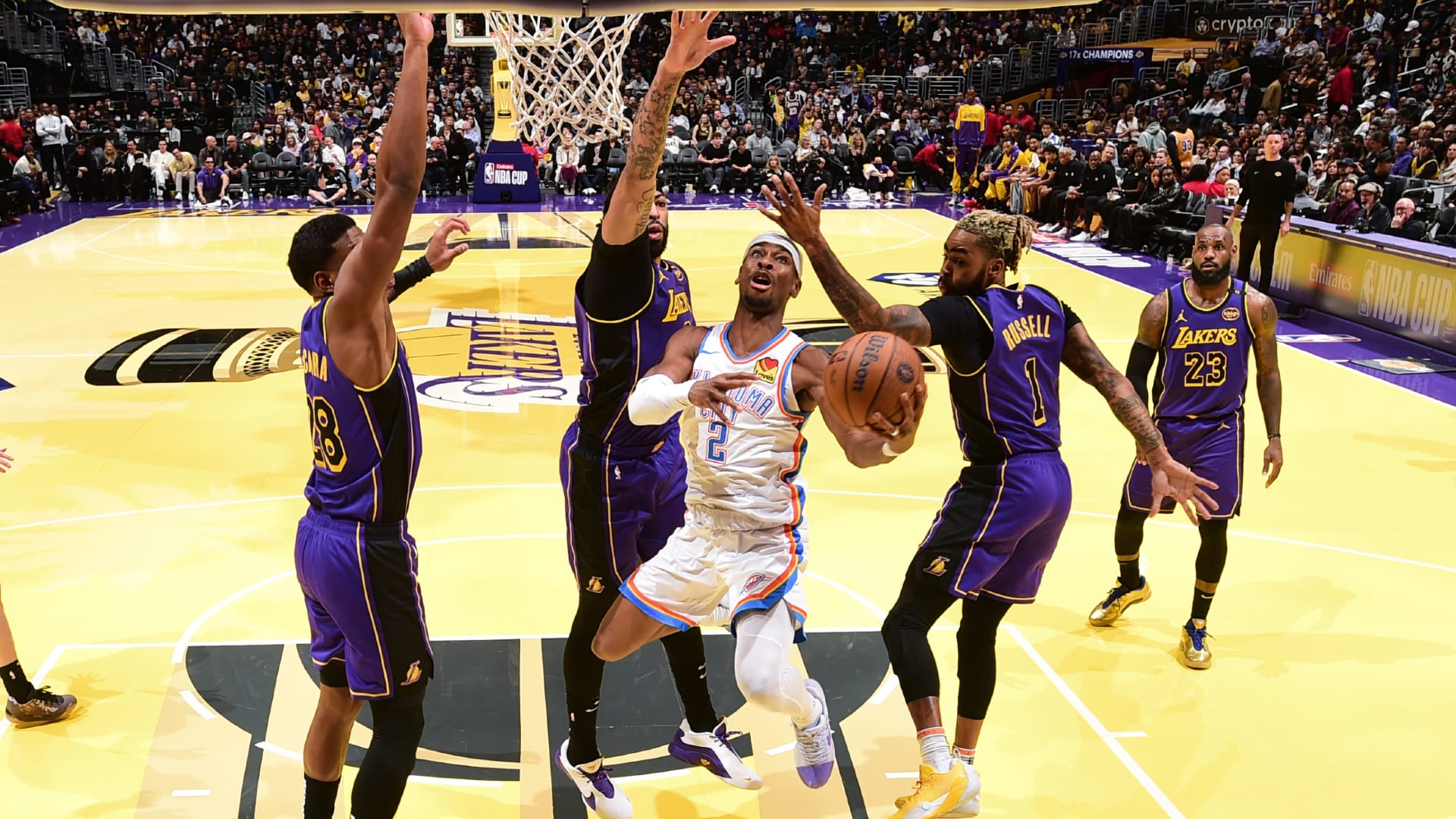 sga-driving نتائج مواجهات الـ NBA لهذا اليوم