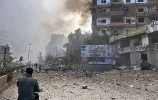 غارة على الضاحية