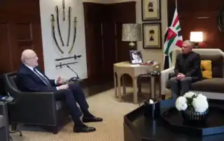 ميقاتي ملك الاردن