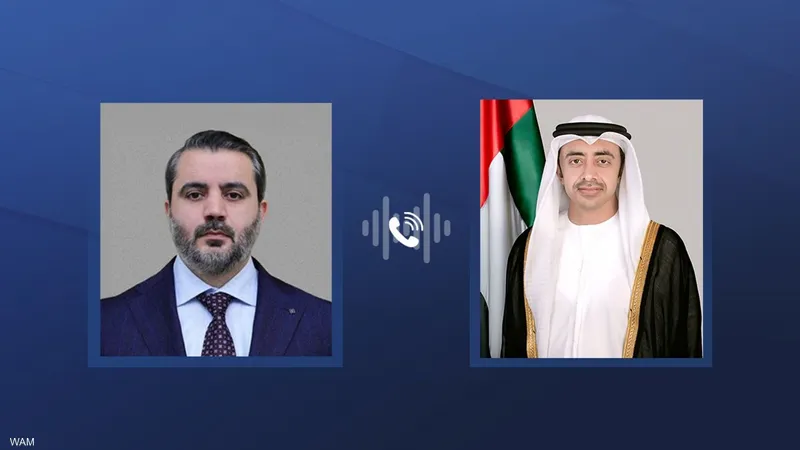 1-1764131 عبدالله بن زايد يبحث التطوّرات مع وزير خارجية سوريا
