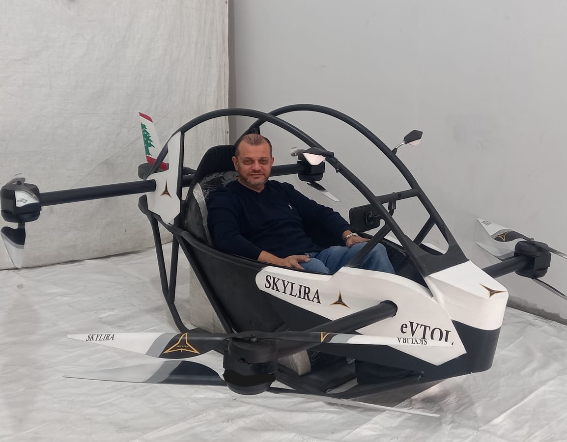 skylira بالفيديو- skylira أوّل سيّارة طائرة في العالم العربي تُصنع في لبنان