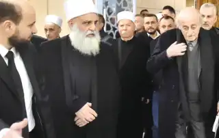 جنبلاط شيخ العقل دمشق