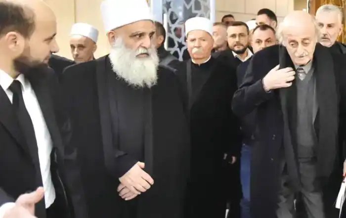 جنبلاط شيخ العقل دمشق