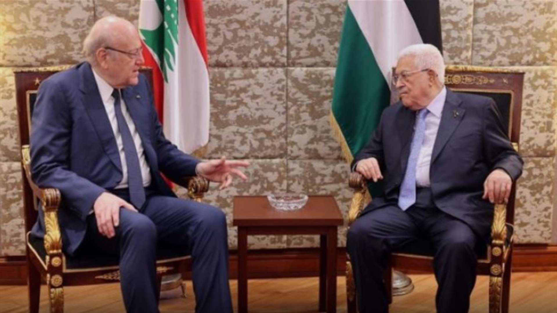 ميقاتي والسفراء العرب ميقاتي: التحدّي الأساسي يتمثل في إلزام إسرائيل بوقف خروقاتها وسحب قواتها من الأراضي اللبنانية