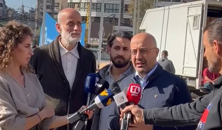 ناصر ياسين ياسين أطلق من الضاحية المرحلة الأولى من توزيع المساعدات