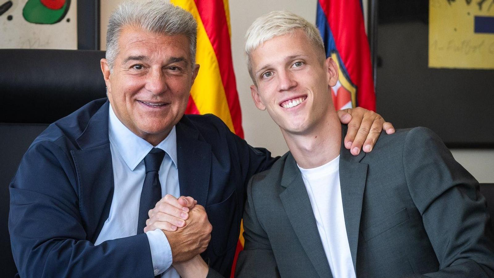 laporta-olmo برشلونة يحقق انتصارًا قانونيًا