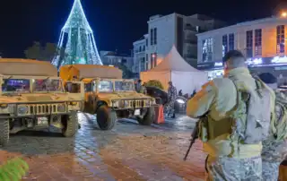 الجيش اللبناني ينتشر ليلة رأس السنة