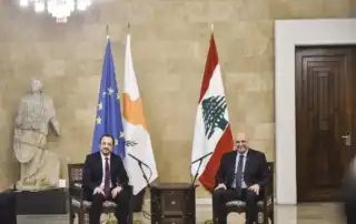 الرئيس عون الرئيس القبرصي