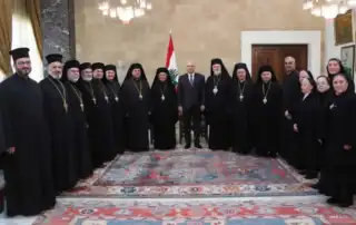الرئيس عون رؤساء طوائف مسيحية