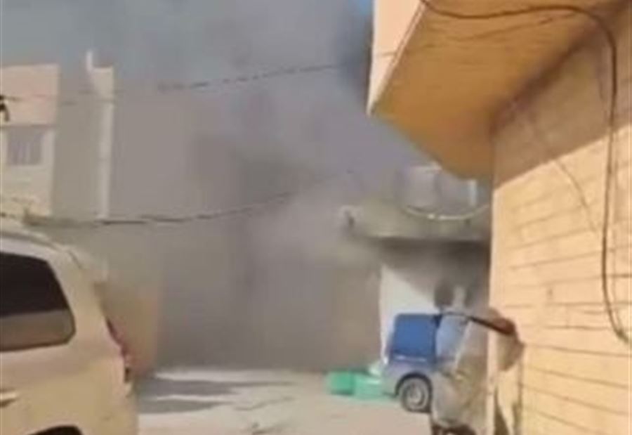 بالفيديو- حريقٌ كبير داخل محطّة وقود على طريق العبدة البحري