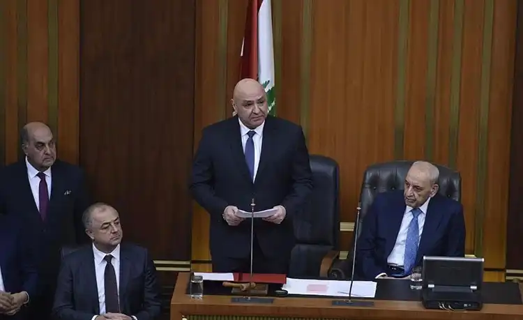 رئيس الجمهورية العماد جوزف عون يلقي خطاب القسم