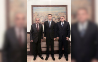 رفعت عيد مع الاسد