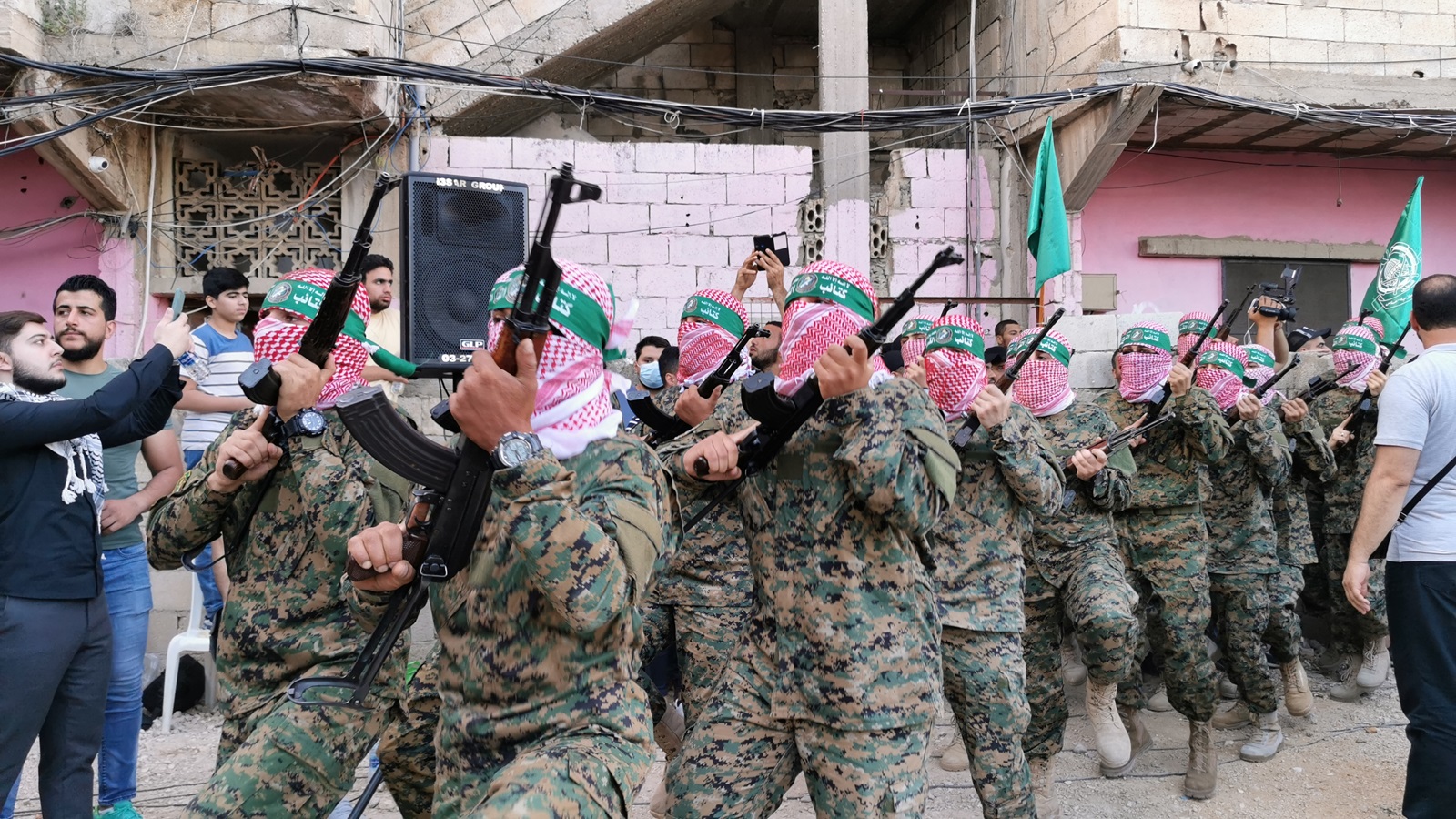 Demonstration in Lebanon in support of Palestinians in Gaza خاص – سلاح المخيمات أولا؟