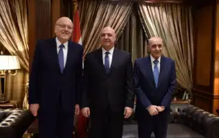 عون بري ميقاتي