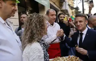 ماكرون بيروت الجميزة