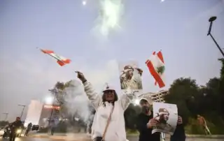مواطنون يحتفلون بالرئيس