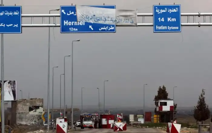 الحدود السورية اللبنانية