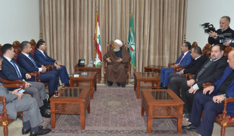الخطيب-مرقص الخطيب استقبل مرقص: نرفض وضع الجيش بمواجهة الناس