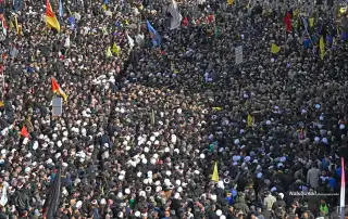 تشييع المدينة الرياضية حشود