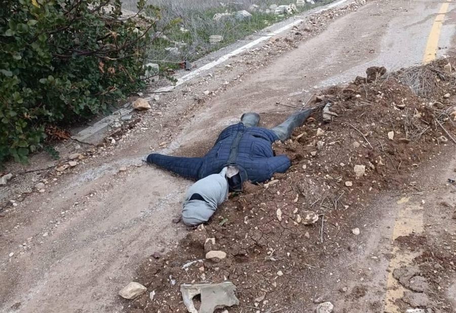 جثث مزيفة جثثٌ مزيّفة في شوارع البلدات الجنوبيّة