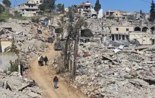 جنوب ميس الجبل دمار