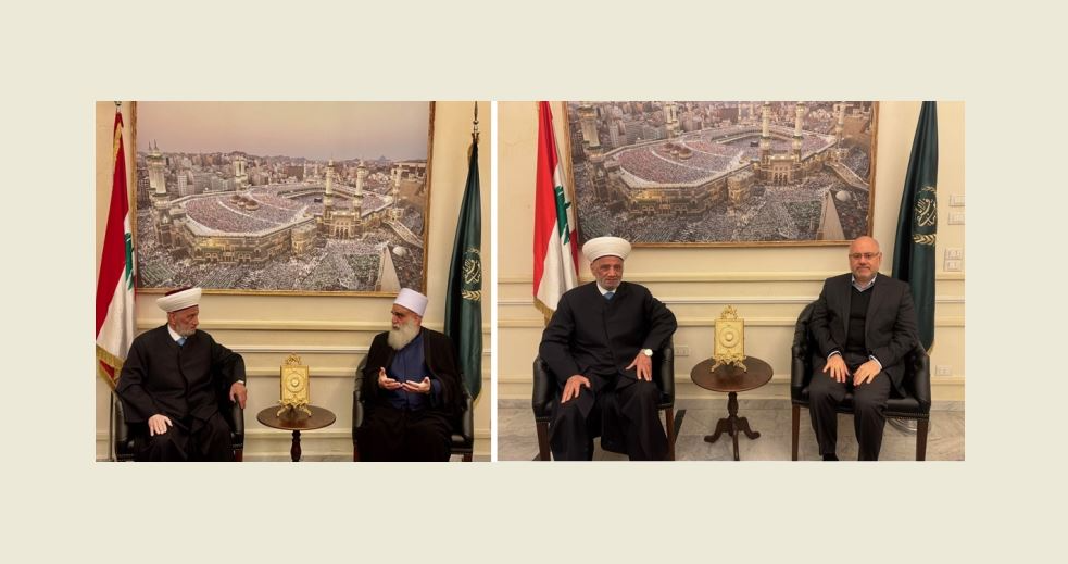 دريان-ابي المنى أبي المنى من دار الفتوى: لنلتف جميعا حول المرحلة الجديدة لنساهم في بناء الدولة