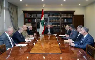 عون قيادات امنية