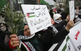 فلسطين تظاهرة