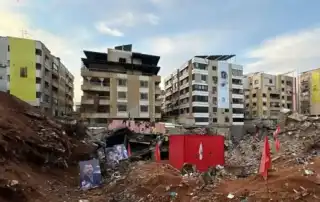 مكان اغتيال نصرالله1