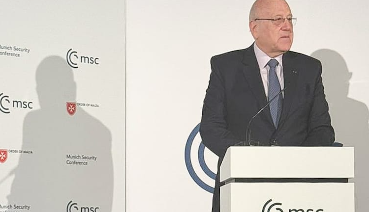 ميقاتي في مؤتمر ميونيخ ميقاتي من مؤتمر ميونخ للأمن: لبنان قادر على الخروج من الأزمات