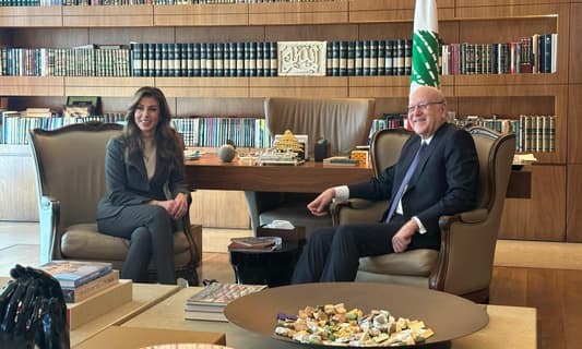 ميقاتي تفجير منازل في كفركلا، وميقاتي يطالب أورتاغوس بالانسحاب الإسرائيلي الكامل من لبنان
