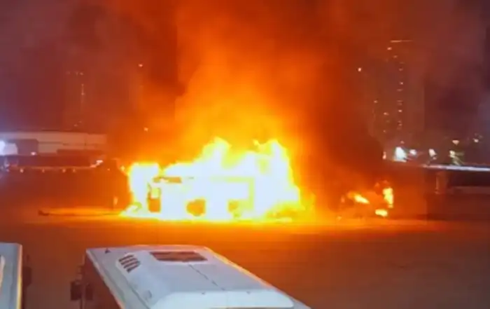 انفجار حافلة تل ابيب