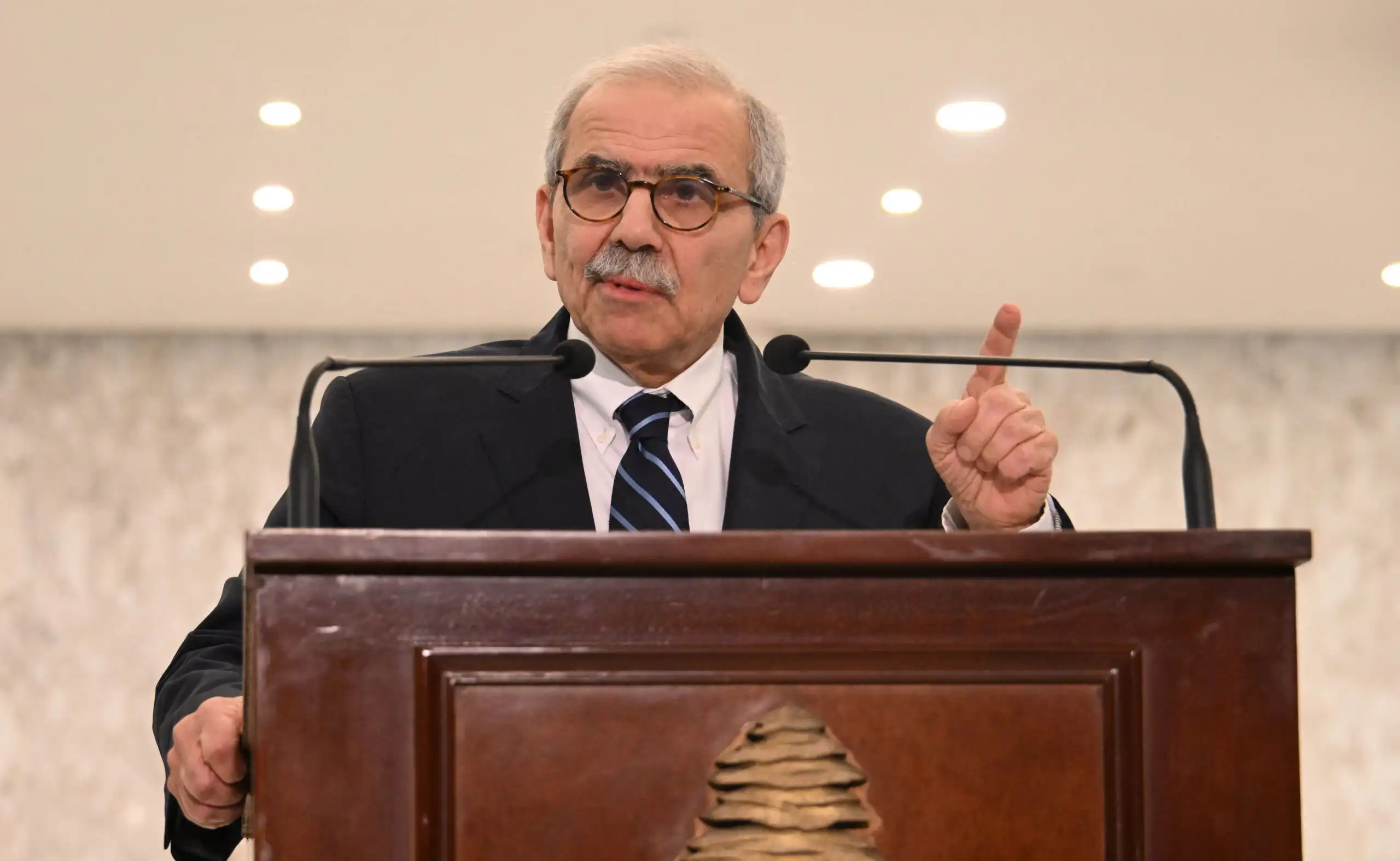 Lebanese president names ICJ judge Nawaf Salam to form new government نواف سلام 13
