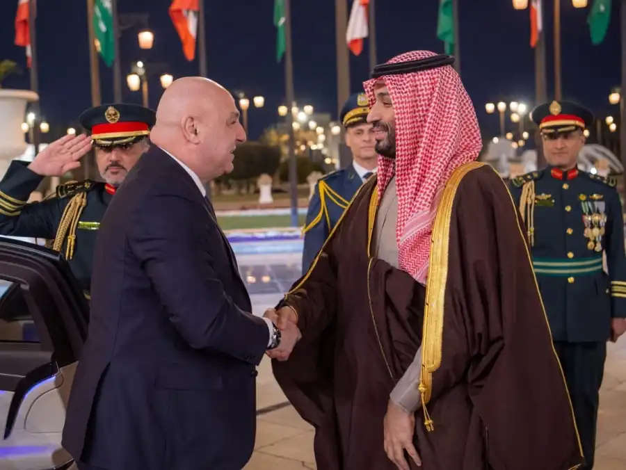 بن سلمان والرئيس عون بن سلمان والرئيس عون