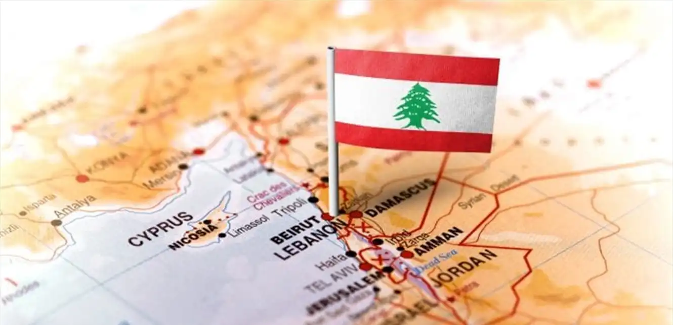 خريطة لبنان