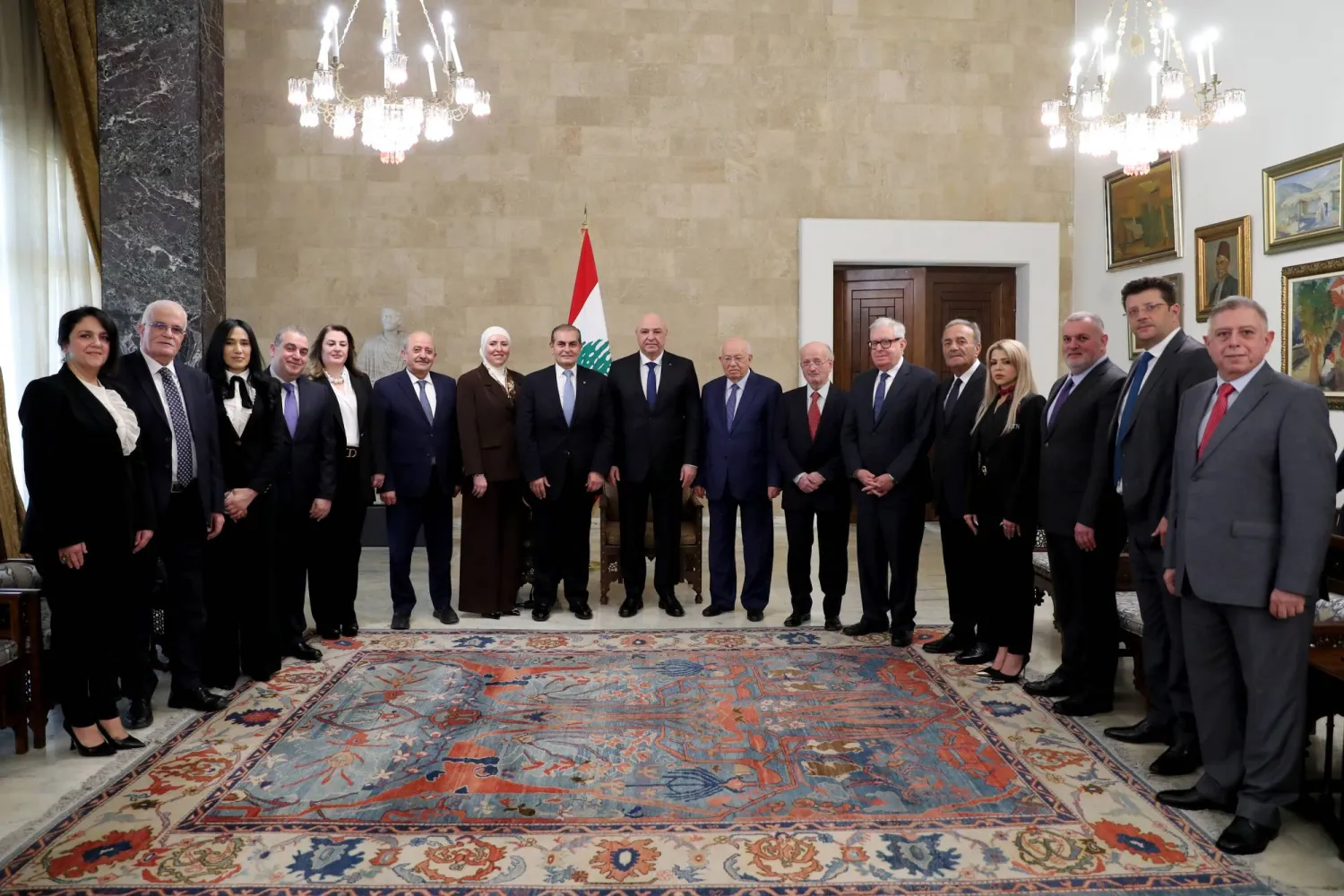 رئيس الجمهورية مستقبلاً وفداً من نقابة المحامين في طرابلس