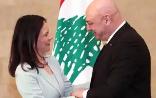 عون وزيرة الخارجية الالمانية