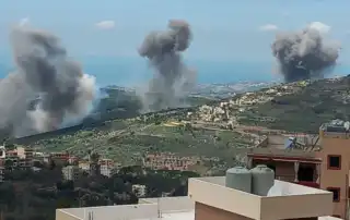 قصف غارة جنوب