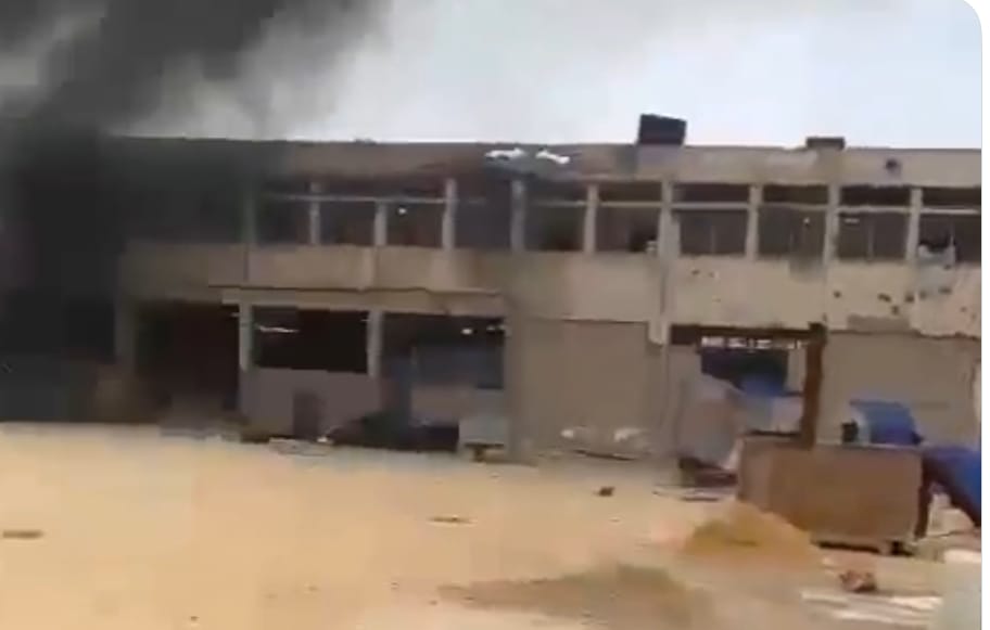 مدرسة حريق بالفيديو- إندلاع حريق في المدرسة الرسميّة في الخيام جرّاء القصف الإسرائيلي