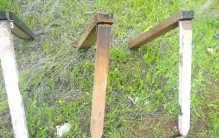 منصة صواريخ بدائية