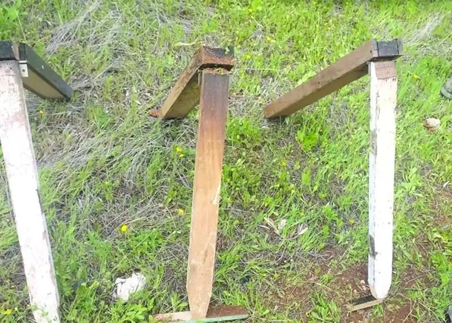 منصة صواريخ بدائية منصة صواريخ بدائية