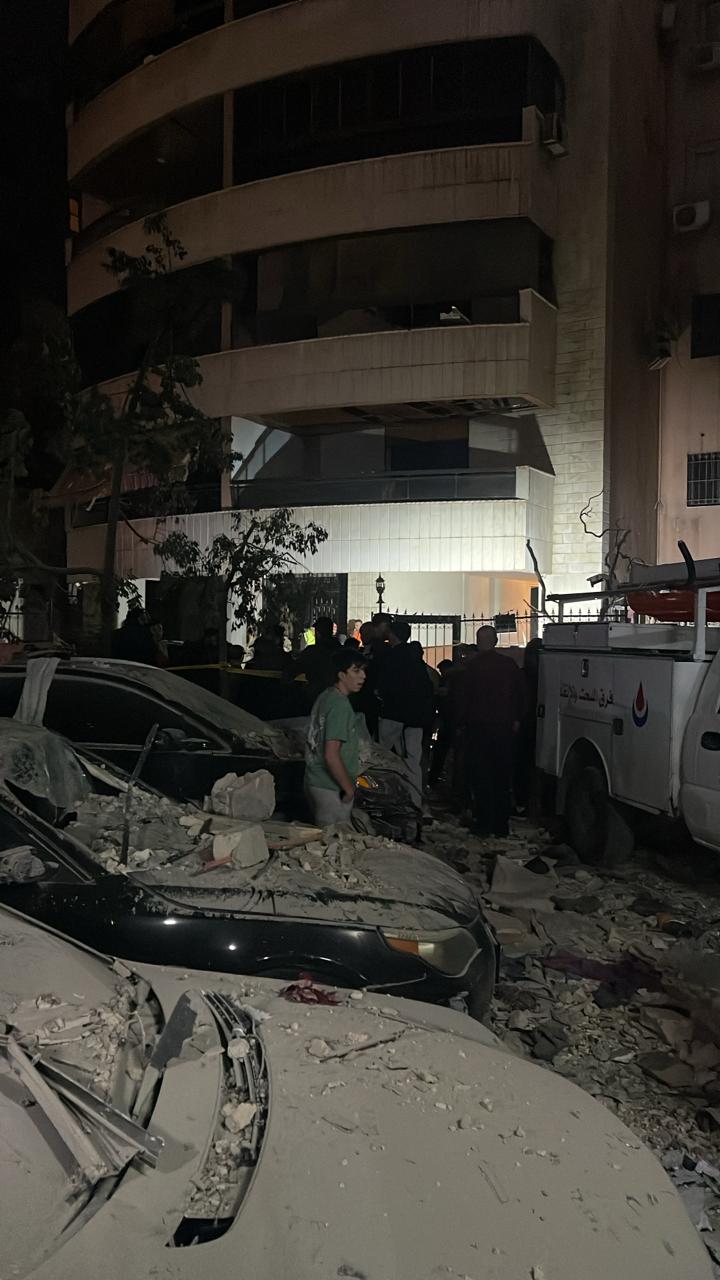 غارة مبنى الضاحية