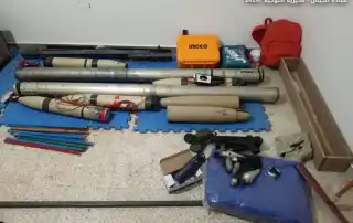 اسلحة ضبطها الجيش