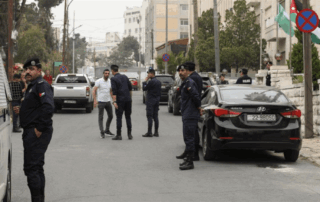 الشرطة الاردنية مقر الاخوان