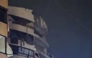 المبنى المستهدف