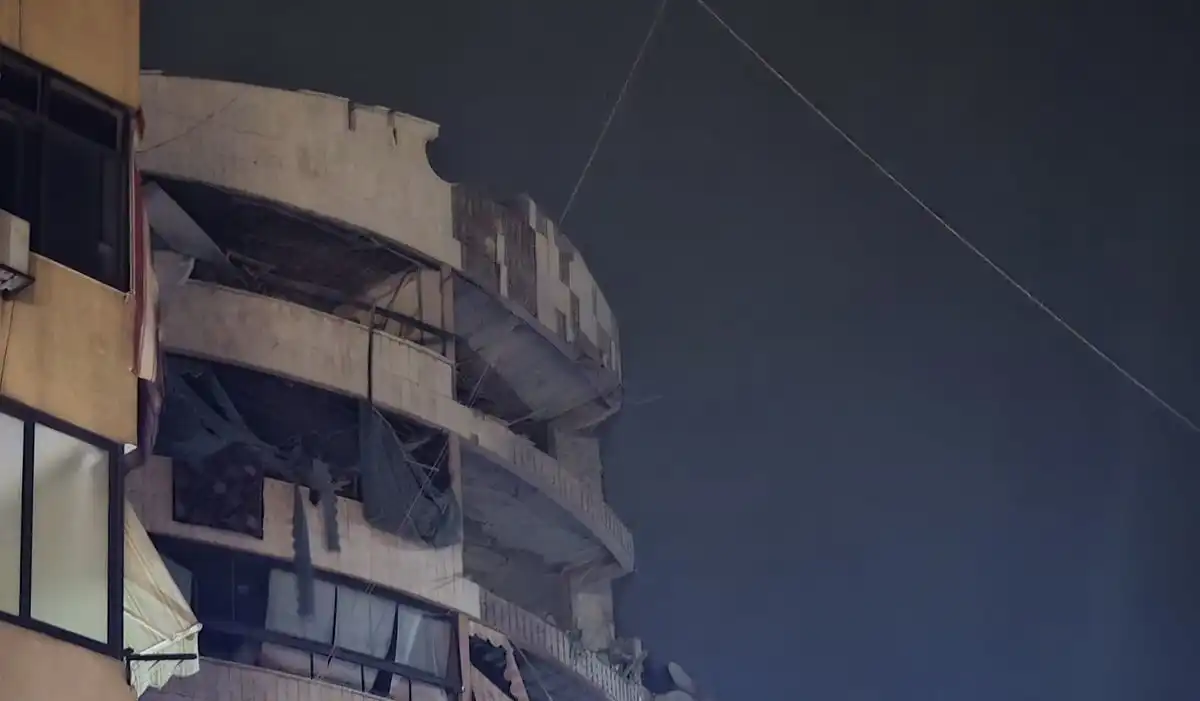 المبنى المستهدف